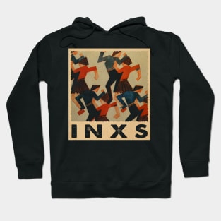 Inxs Evolution Visualizing The Band's Musical Transformation Hoodie